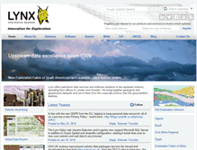 Tablet Screenshot of lynx-info.com